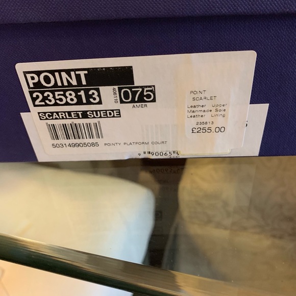 New 7.5 Stuart Weitzman Scarlet Suede Platform - Picture 5 of 5